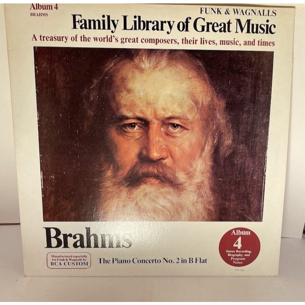 Family Library Of Great Music Album 4 Brahms The Piano Concerto No.2 In B Flat